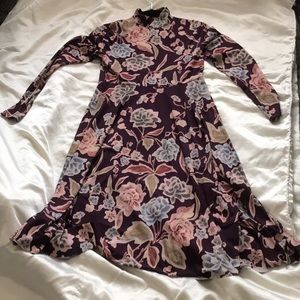 Zara size Large floral dress